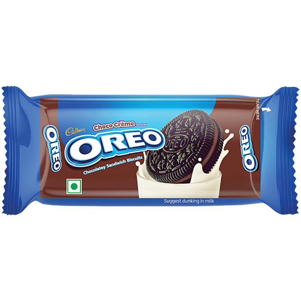 Cadbury Oreo Choco Creme Flavoured Chocolatey Sandwich Biscuits, 41.75 g