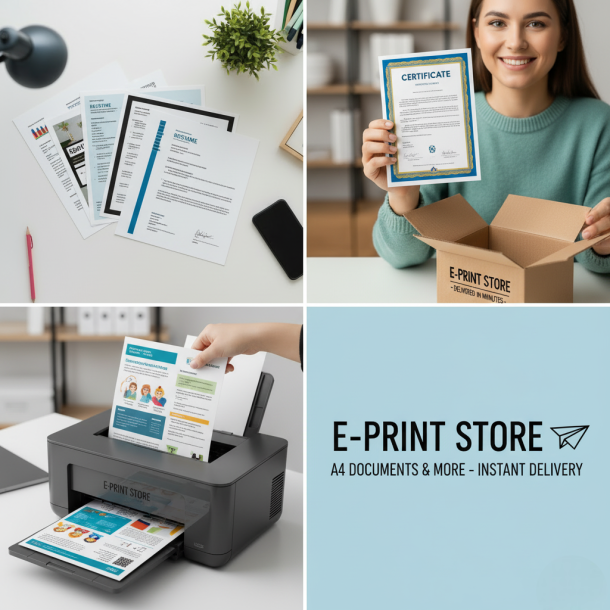 E-Print Store: Your Documents Delivered in Minutes!