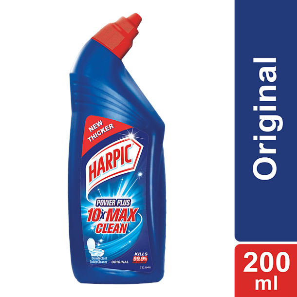 Harpic Disinfectant Toilet Cleaner Liquid, Original, 200 ml