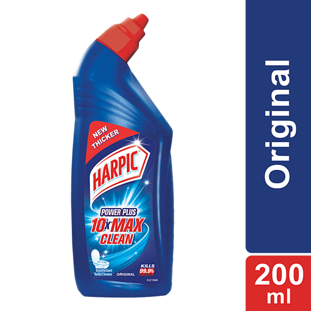 Harpic Disinfectant Toilet Cleaner Liquid, Original, 200 ml