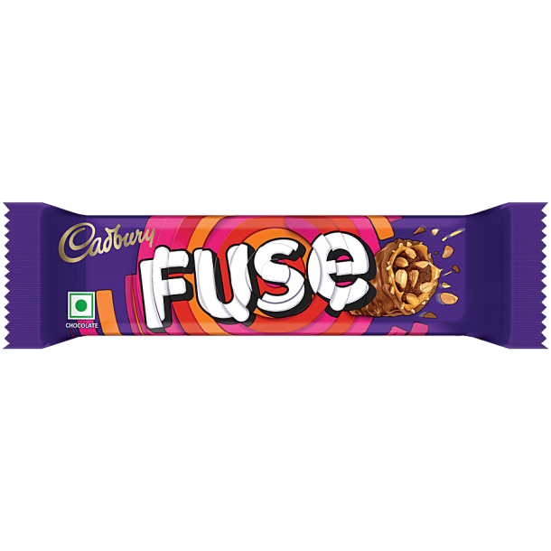 Cadbury Fuse Peanut & Caramel Filled Chocolate Bar, 24 g