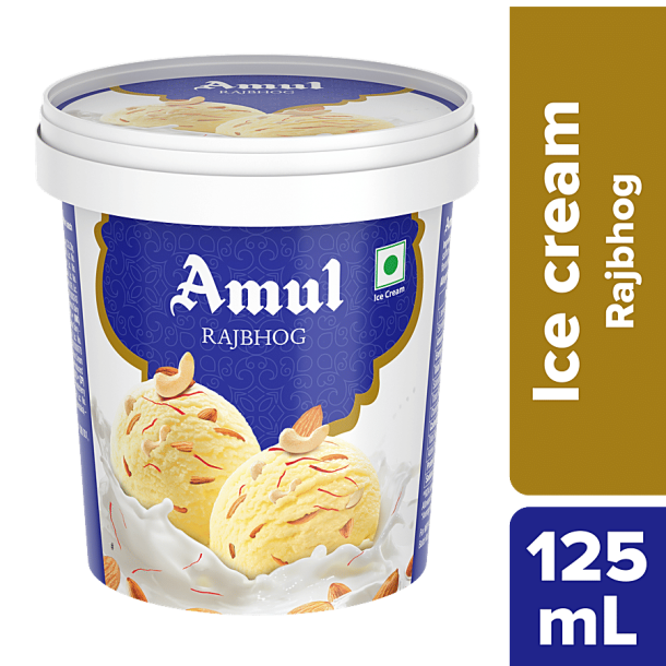 Amul Ice Cream - Rajbhog, 125 ml Cup
