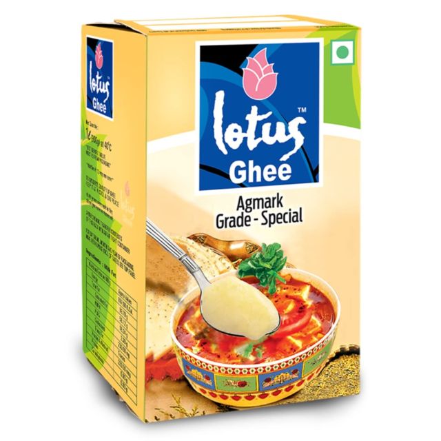 Lotus Ghee 1 Litre Pack, Agmark Grade Special, Vegetarian, Original, Pack of 1