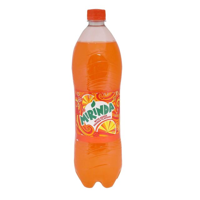 Mirinda Soft Drink - Orange Flavor, 1L Bottle