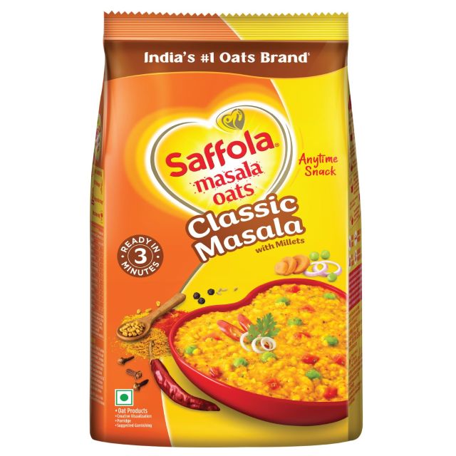 Saffola Masala Oats 500g  Classic Masala