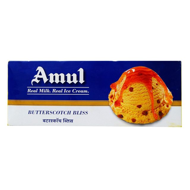 Amul Ice Cream - Butterscotch Bliss, 750ml (Buy 1 get 1)