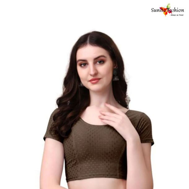 Women Blouse Under 49 (Brown)