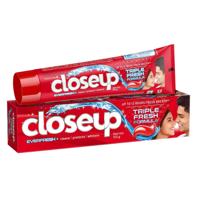 Closeup Ever Fresh+ Red Hot Gel Toothpaste, 150 gm