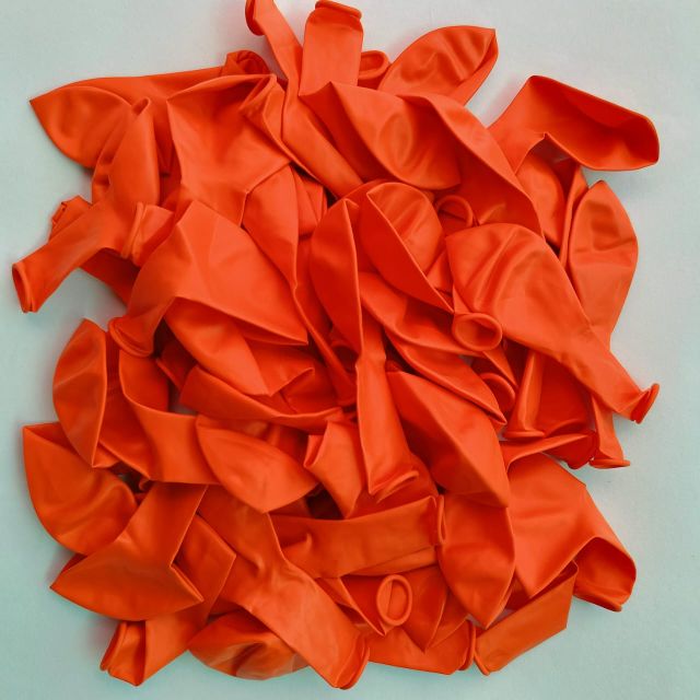 Latex Balloon Set Matt Orange Birthday Wedding Party Decoration