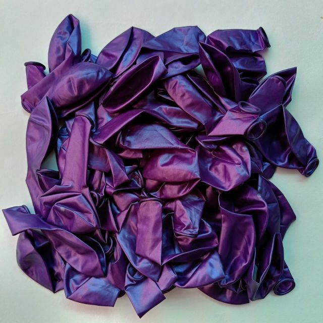 Latex Balloon Set Matt Purple Birthday Wedding Party Decoration
