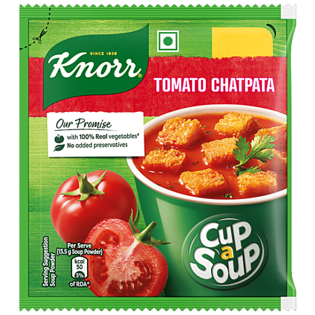 Knorr Instant Tomato Chatpata Cup A Soup Powder, 13.5 g