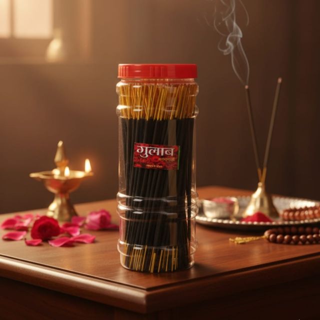 Gulab Agarbatti (incense sticks) box