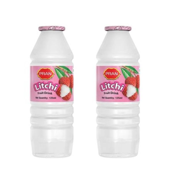 Pran Litchi Fruit Juice - Pack of 2