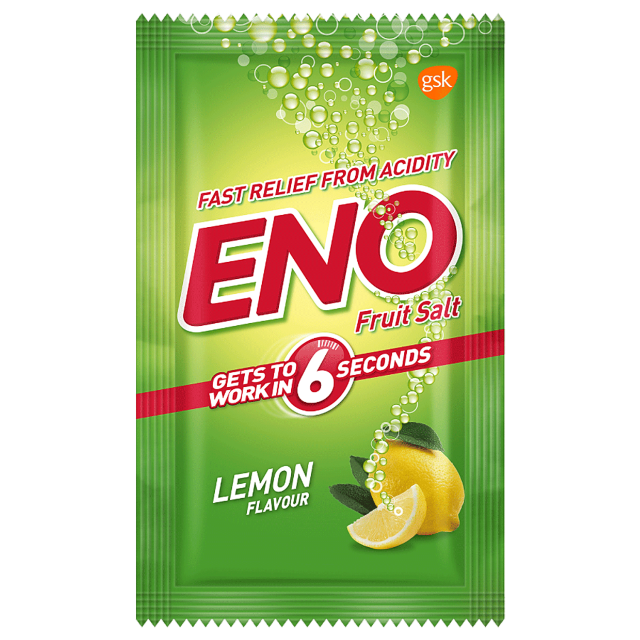 Eno Fruit Salt - Lemon Flavour, 5 g