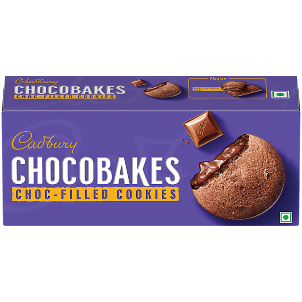 Cadbury Chocobakes ChocFilled Cookies, 57.5 g