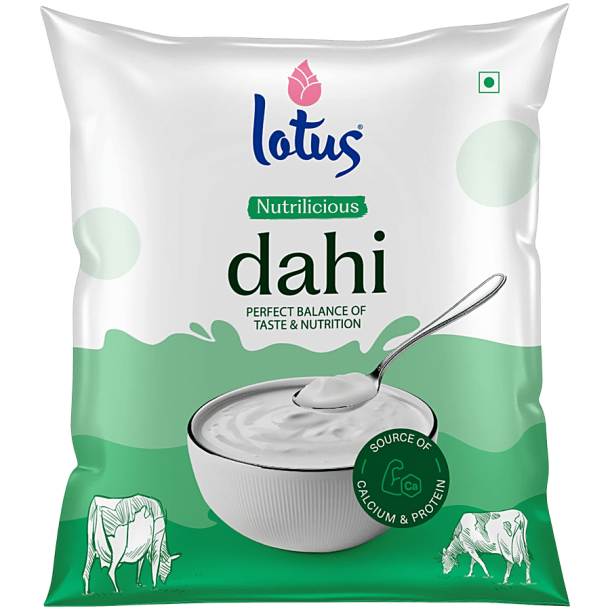 Lotus Dairy Nutrilicious Dahi, 400 g Pouch