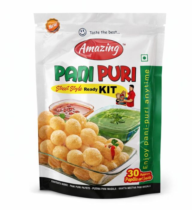 Amazing Pani puri with Pudina Pani Masala, Khatta Meetha Imli Pani Masala