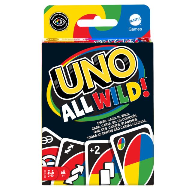 UNO All Wild Card Game Gift for Kid & Adult