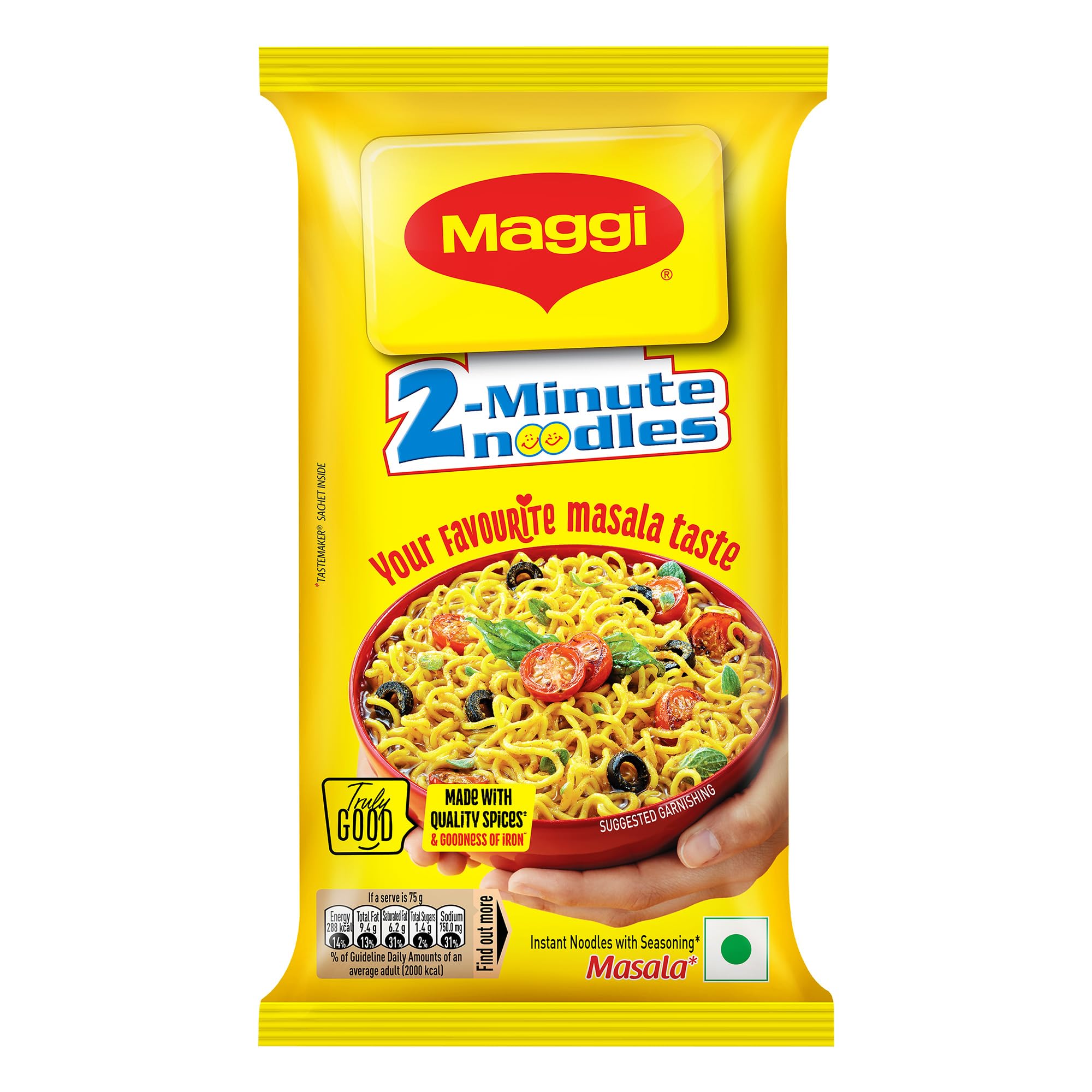 Maggirl App Maggi 2 Minute Masala Noodles, 52g in QuickCart :Anything in Minutes™