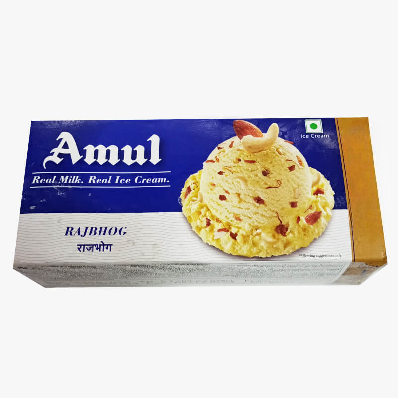 Amul Ice Cream - Rajbhog, 125 ml Cup in QuickCart :Anything in Minutes™